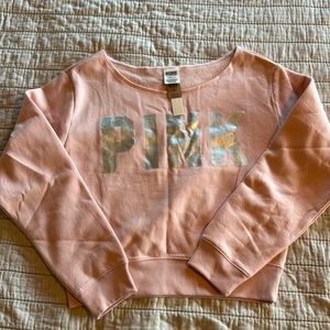 Victoria's Secret pink crop sweater